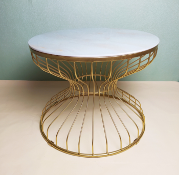 Bàn SOFA ĐỒNG HỒ CÁT MẶT ĐÁ D60 ( LA-TS001)