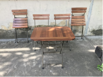 Bàn xếp cafe Fansipan mini 60x45x55cm ( LA-T027)