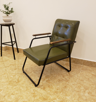 Ghế sofa cafe đơn chân sắt ( LA-C031)