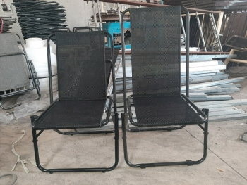 Ghế sắt xếp loxo lưng thấp ( LA-C064)