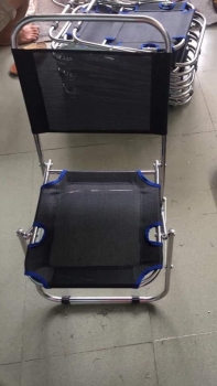 Ghế xếp cafe khung inox lưng thấp vải lưới 1 mảnh ( LA-C022)