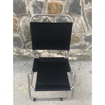 Ghế xếp cafe khung inox lưng thấp vải bố 2 mảnh ( LA-C018)