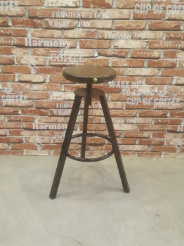 Ghế bar không tựa sắt sơn tĩnh điện ( LA-C054)