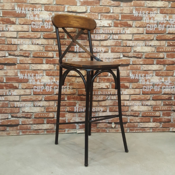 Ghế bar lưng tựa X ( LA-C055)