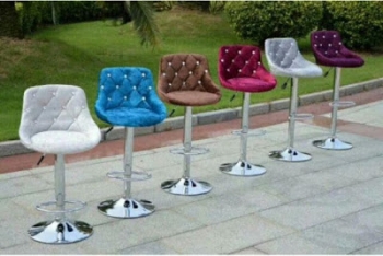 Ghế bar, Spa bọc nhung nâng hạ xoay 360 ( LA-C066)