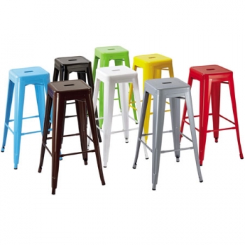 Ghế bar Tolix sơn tĩnh điện không lưng tựa ( LA-C014)