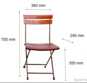 Ghế cafe Fansipan mini ( LA-C069)